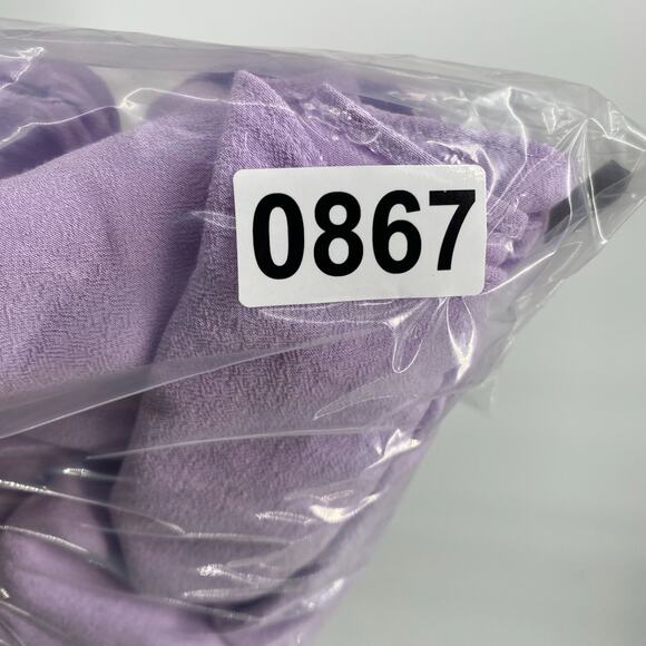 L’Academie Top Women’s Small Helena Halter Ruffle Lilac Lavender Purple Feminine - Picture 8 of 8